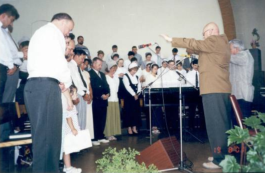 The missionary faculty who was graduated in 2001